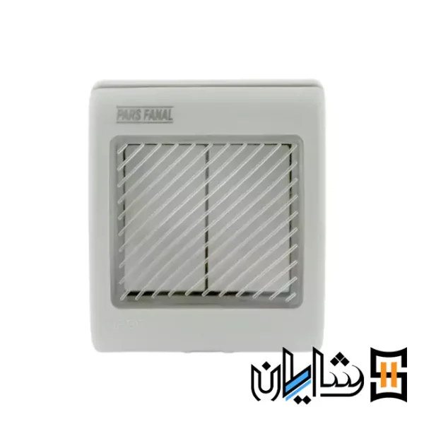 کلید دو پل روکار واترپروف پارس فانال مدل PF-2GSI6A