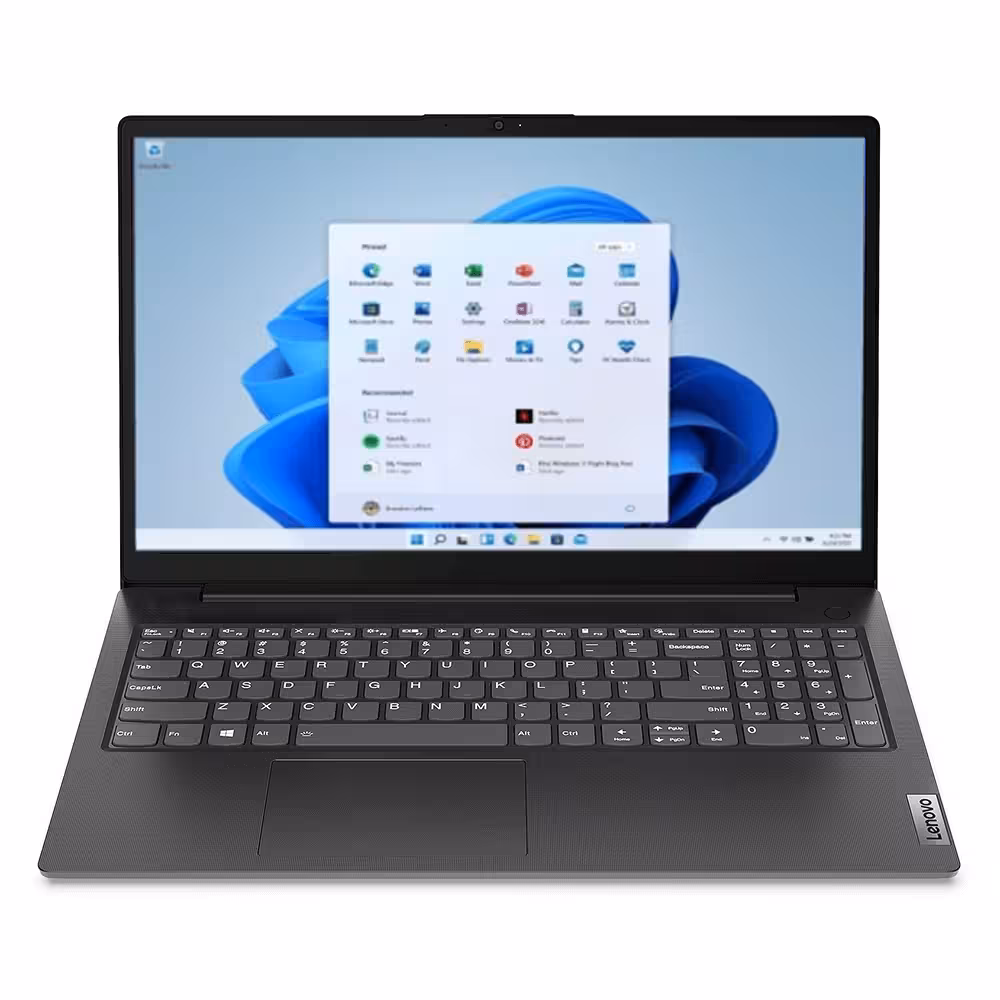 لپ تاپ لنوو 15 اینچی مدل V15 G2 ALC پردازنده Ryzen5-5500U/Ryzen3-5300U رم 8GB حافظه 1TB 256GB SSD گرافیک 2GB Vega7/Vega6