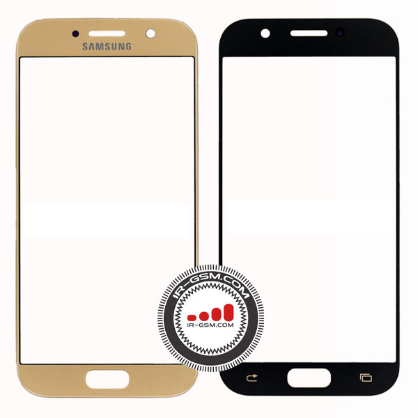 ﻿گلس تعمیراتی سامسونگ روکار طلایی GLASS SAMSUNG A520 A5 2017 GOLD