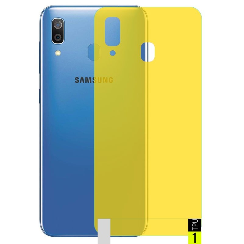 برچسب نانو پشت گوشی Samsung Galaxy A20 / A30 مدل فول کاور شفاف آنتی شوک