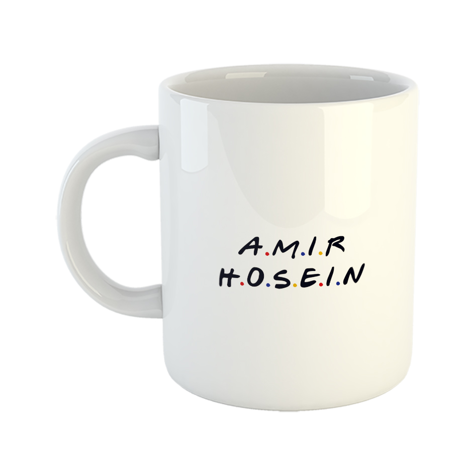 ماگ طرح فرندز مدل امیرحسین