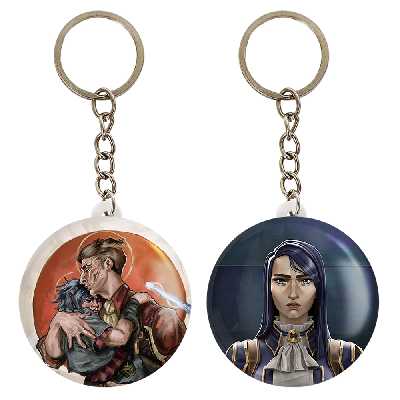 جاکلیدی خندالو مدل کیتلین و سیلکو و پاودر آرکین Arcane کد 2108221081 مجموعه 2 عددی