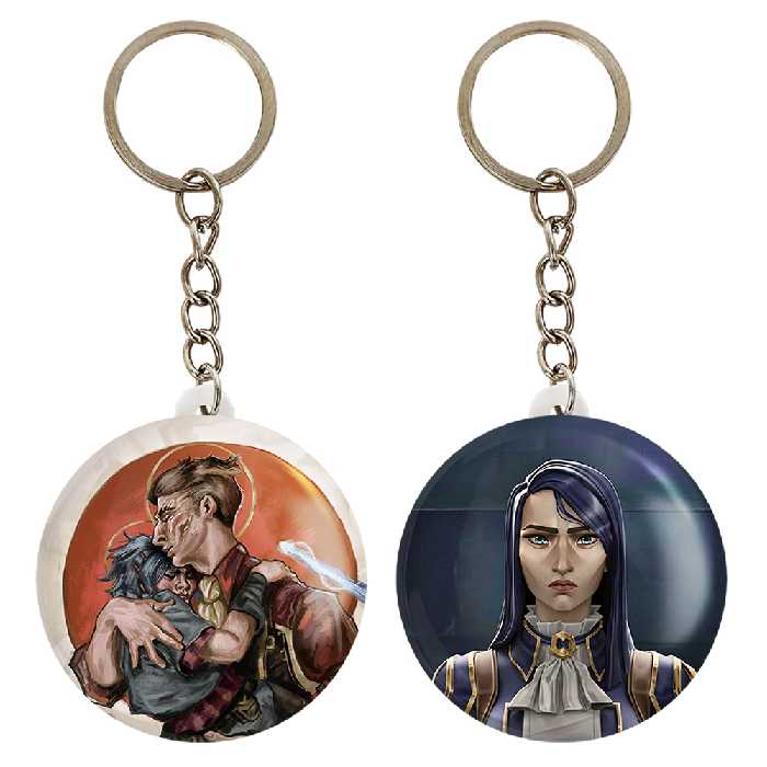 جاکلیدی خندالو مدل کیتلین و سیلکو و پاودر آرکین Arcane کد 2108221081 مجموعه 2 عددی