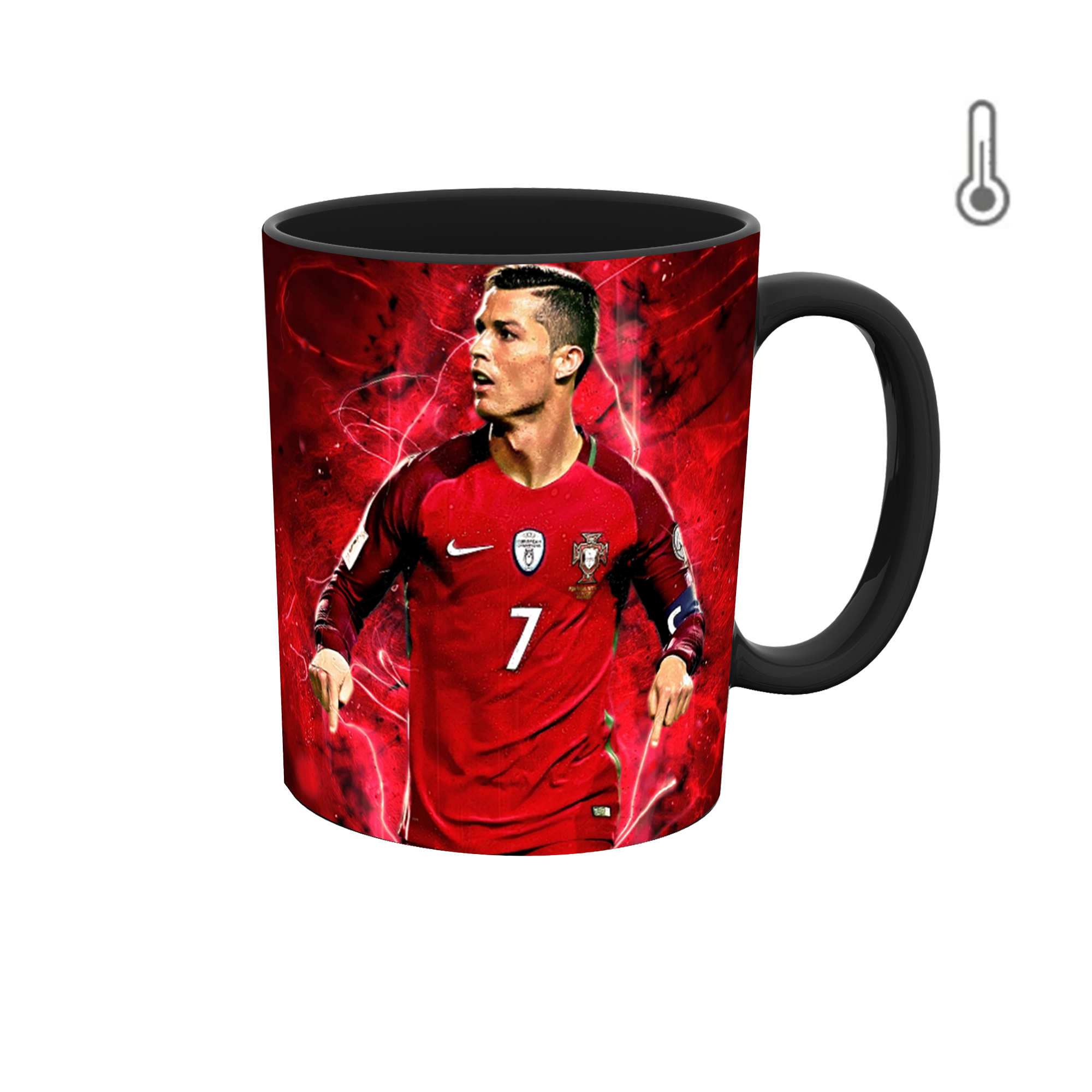ماگ حرارتی  طرح ronaldo  کد 100