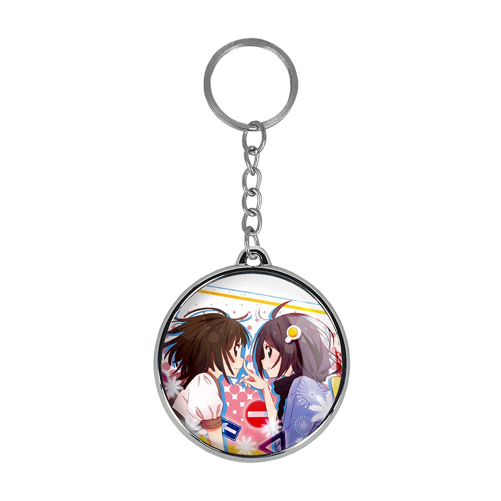 جاکلیدی خندالو طرح شینوبو اوشینو ناداکو و سوکیهی انیمه مونوگاتاری مدل دوطرفه کد 1622816226