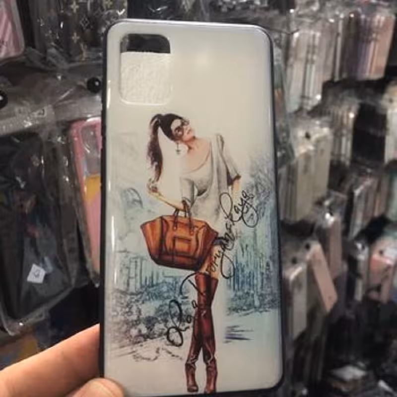 قاب طرح دار برای گوشی سامسونگ a51 A51            