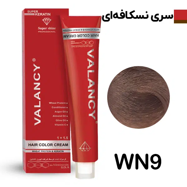 والانسی رنگ مو نسکافه ای شماره WN9