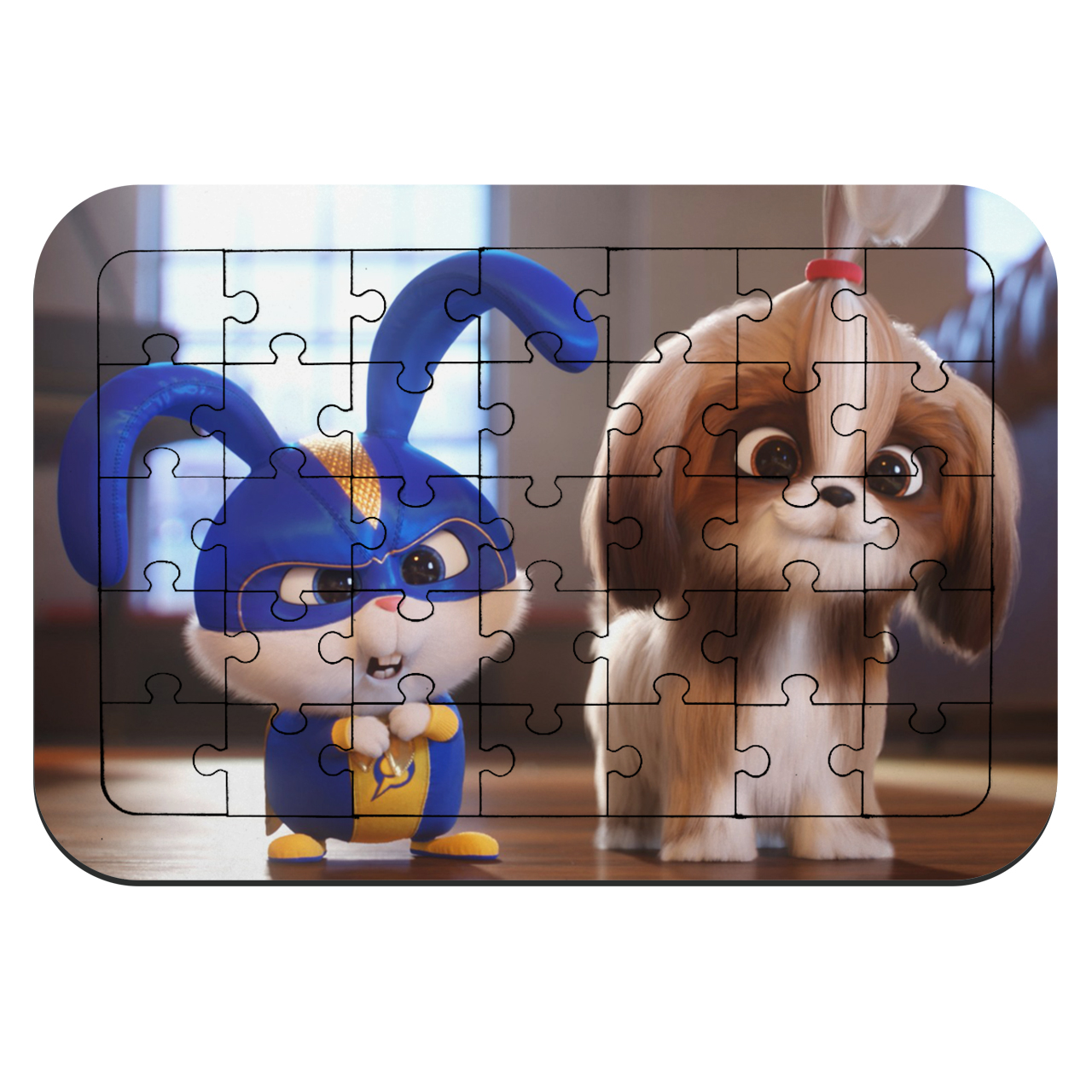 پازل 35 تکه طرح انیمیشن زندگی پنهان حیوانات مدل NI638