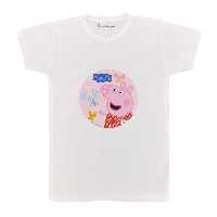 تی شرت بچگانه پرمانه طرح پپا پیگ کد pmt.4733