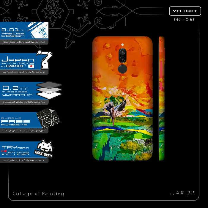 برچسب پوششی ماهوت مدل Collage of Painting-FullSkin مناسب برای گوشی موبایل شیائومی Redmi 8
