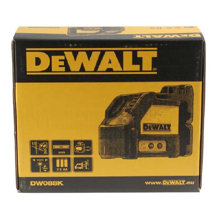 تراز لیزری دیوالت مدل DW088K