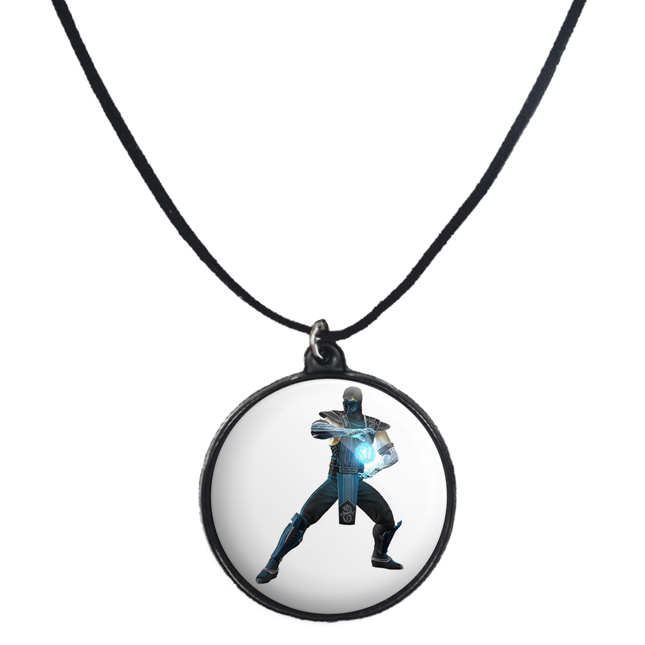 گردنبند پرمانه طرح mortal kombat کد pmb.27535مدل دو طرفه