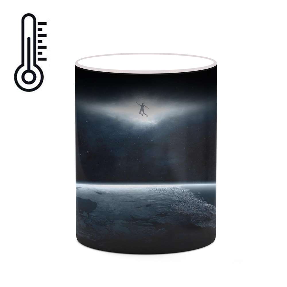 ماگ حرارتی کاکتی طرح فضا و کهکشان مدل mgh20071