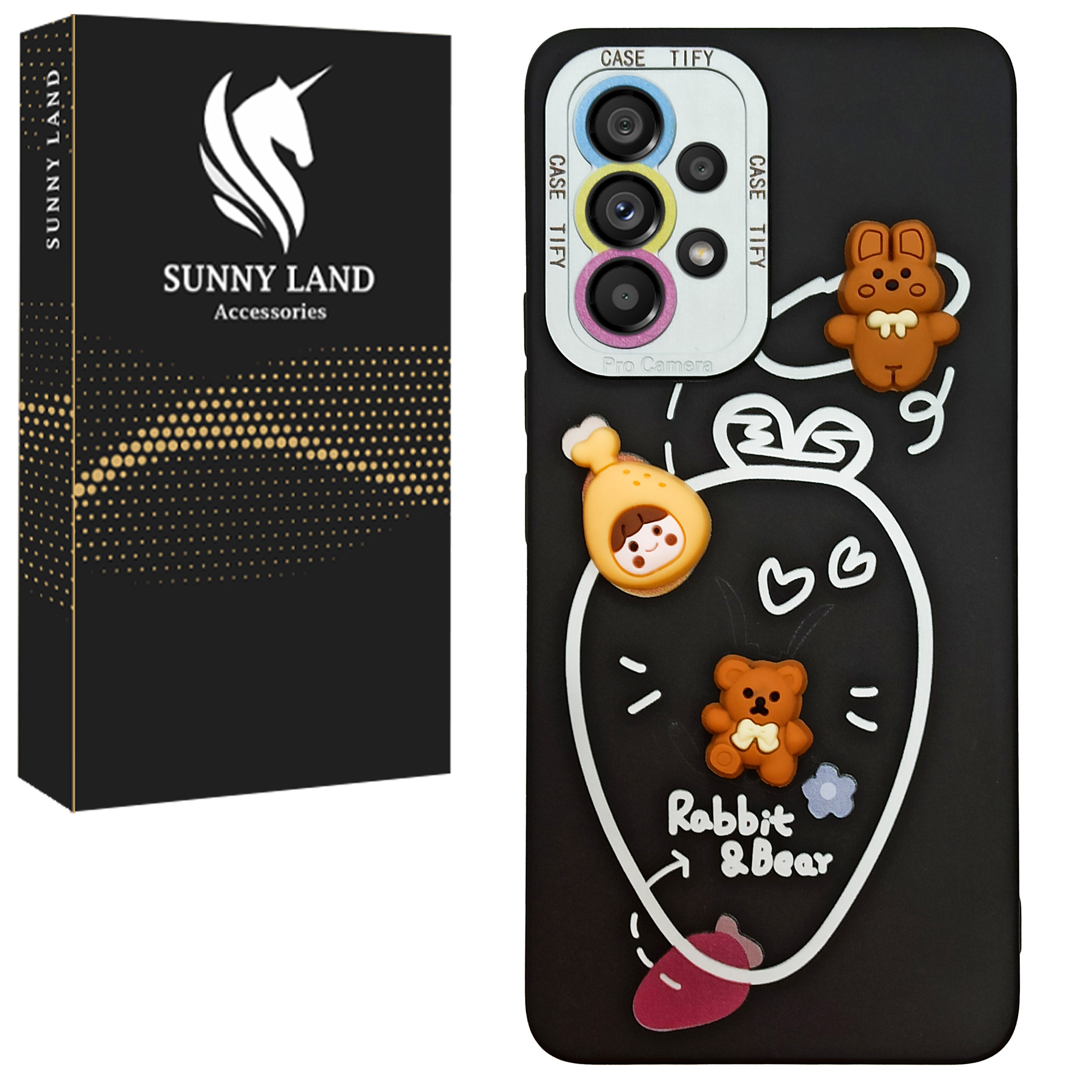 کاور سانی لند مدل Cute Rabbit مناسب برای گوشی موبایل سامسونگ Galaxy A33