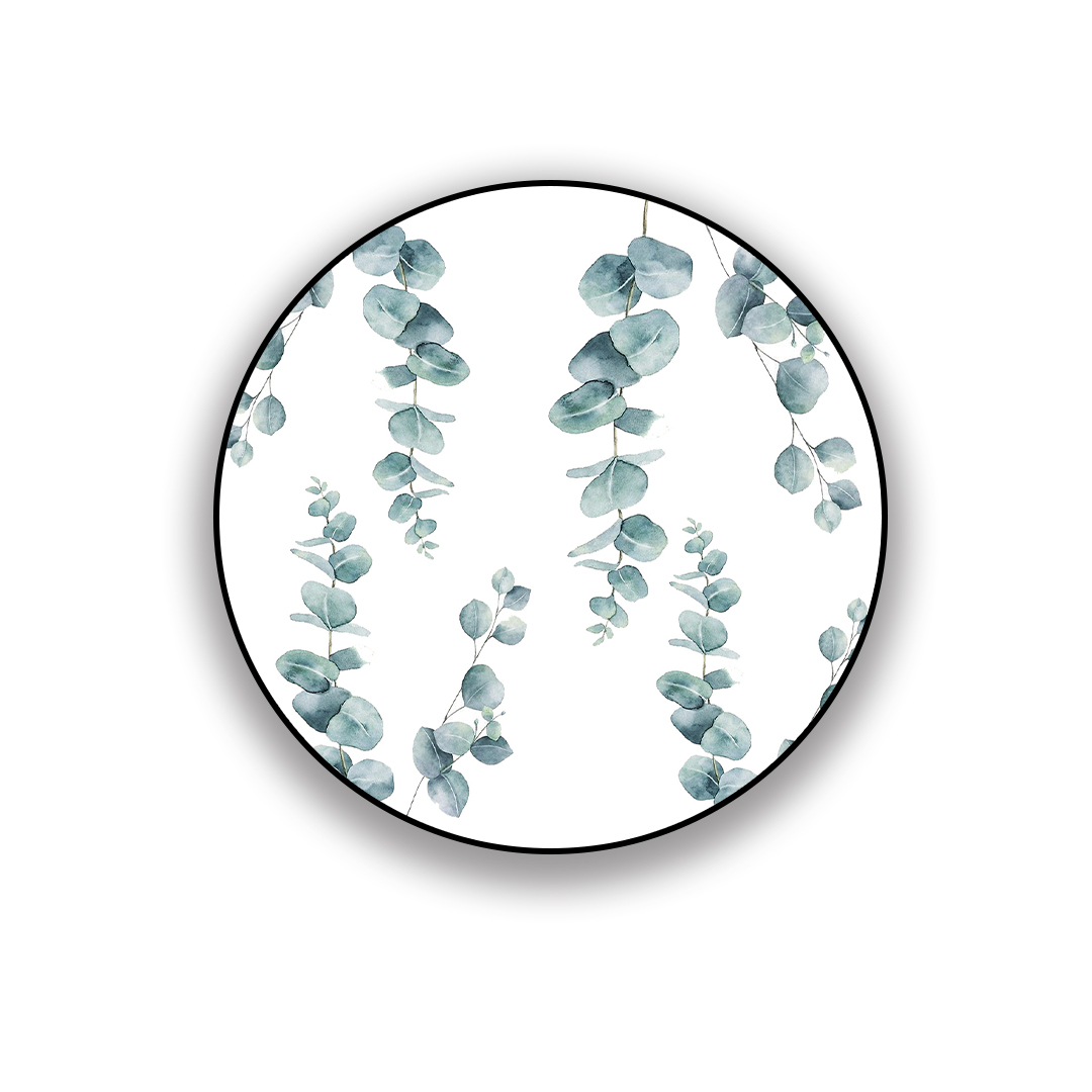 زیر لیوانی طرح برگ