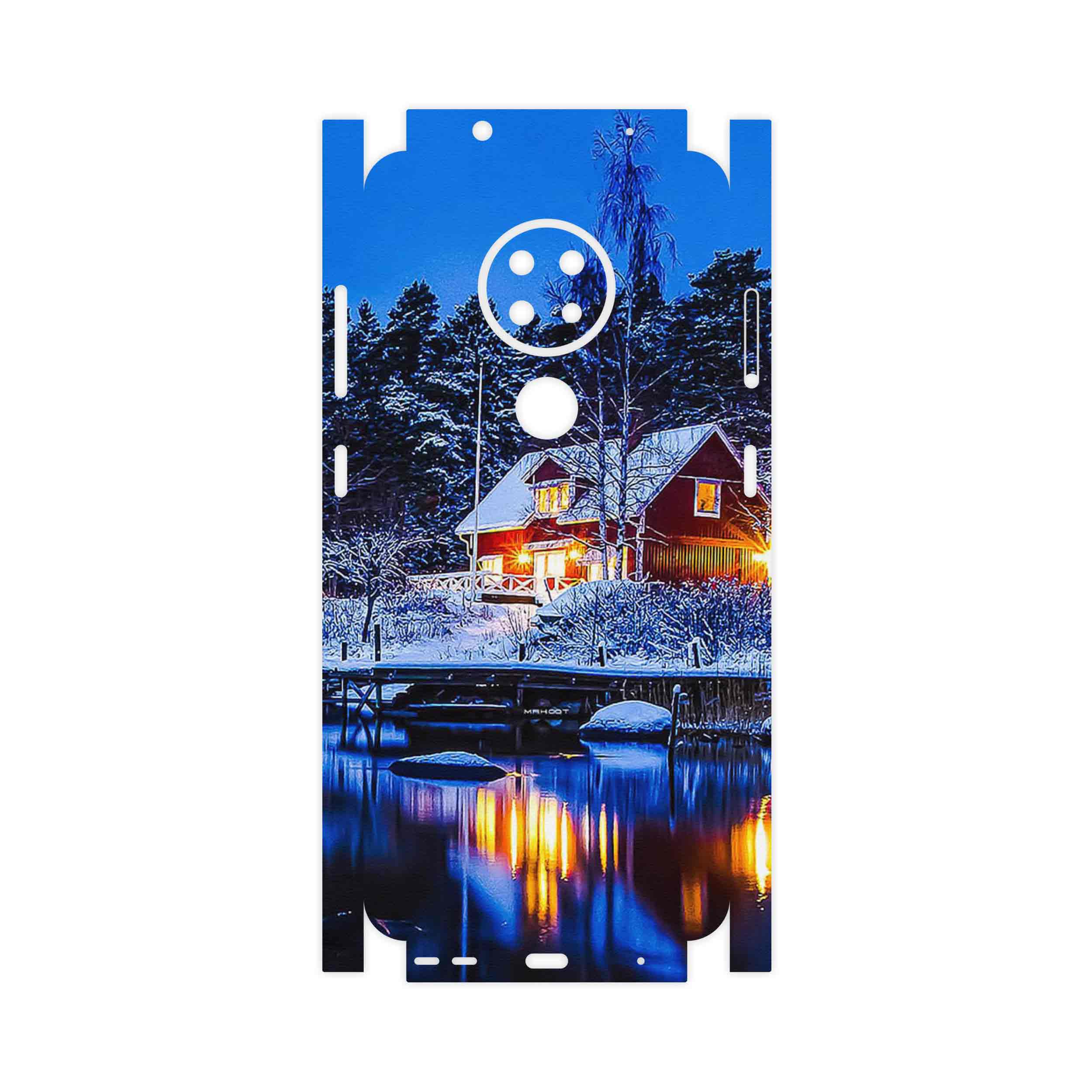 برچسب پوششی ماهوت مدل Winter Season-FullSkin مناسب برای گوشی موبایل نوکیا 7.2