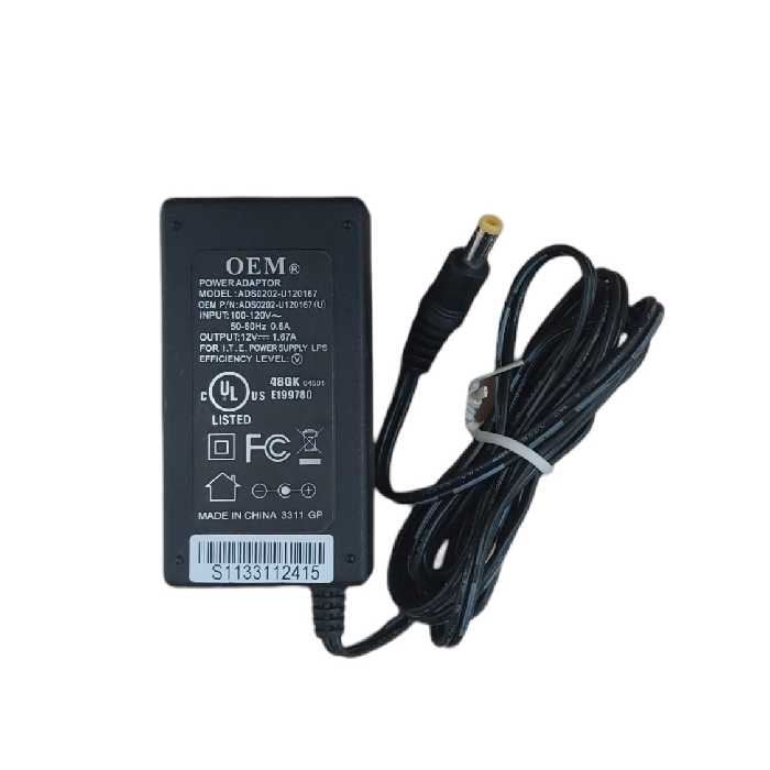 آداپتور 12 ولت 1/67 آمپر مدل OEM_ipn330hd