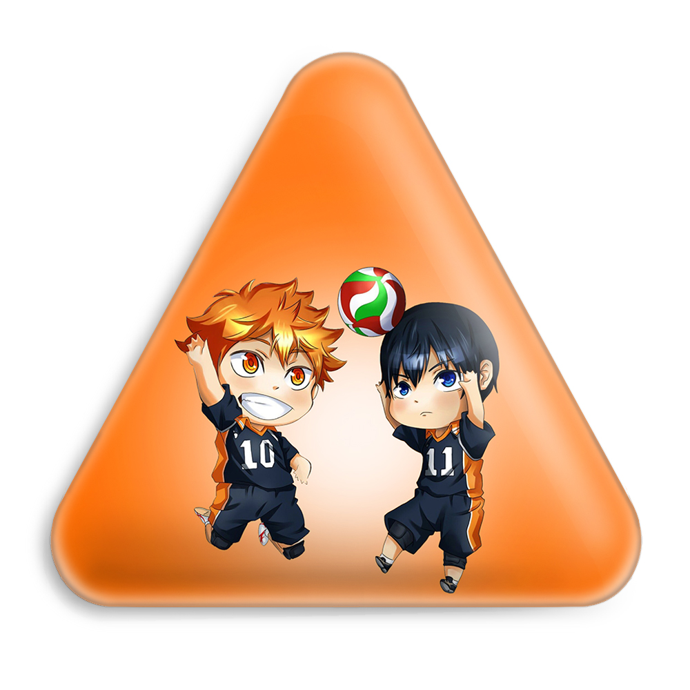 پیکسل خندالو طرح کاگیاما و هیناتا انیمه آبشار سرنوشت هایکیو کاگیاما مدل مثلثی کد 11220