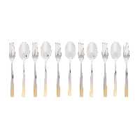 قاشق و چنگال ناب استیل مدل فلورانس