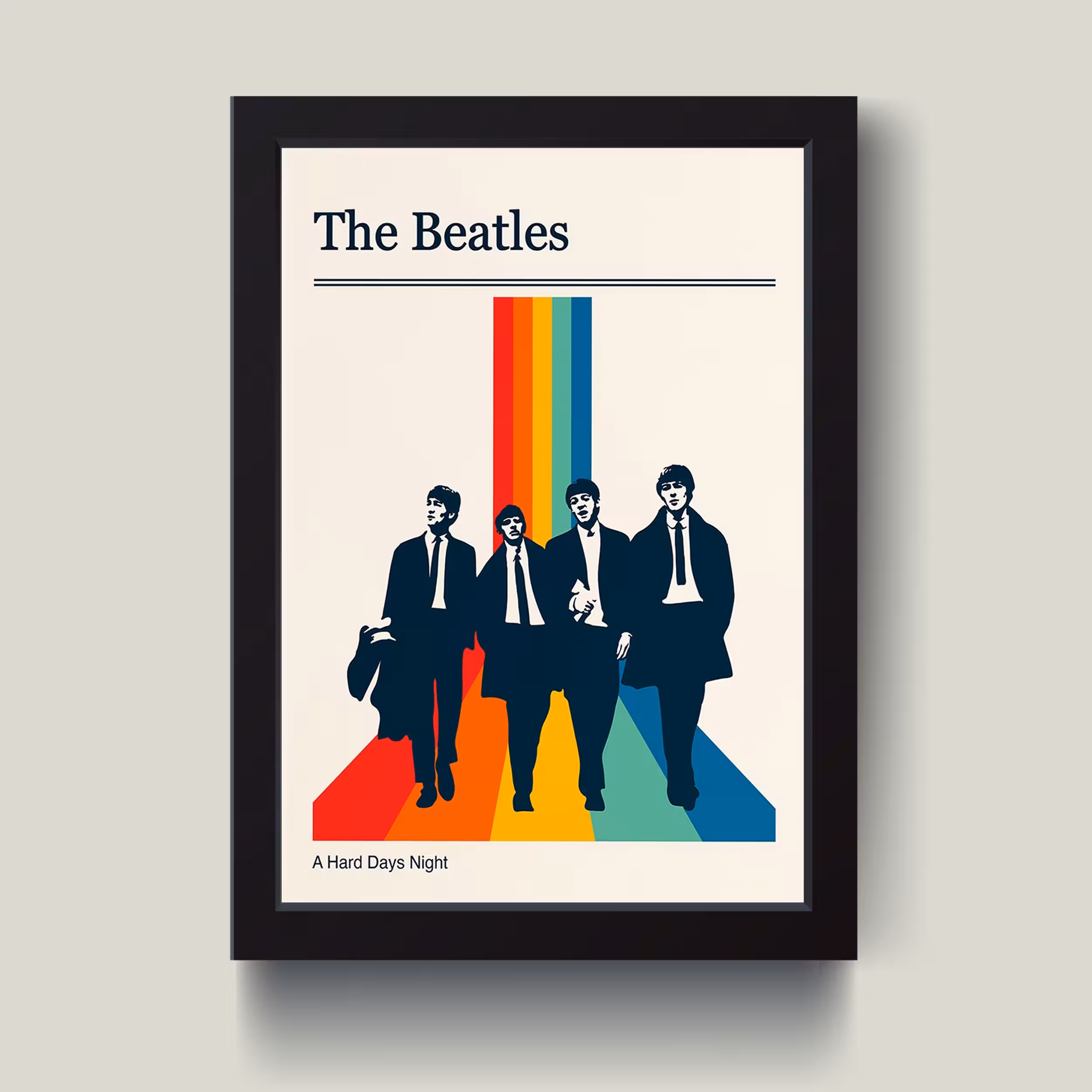 تابلو مدل The Beatles کد m2673-b