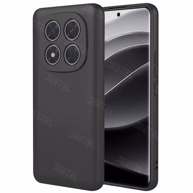 کاور گوشی لیکویید Xiaomi Redmi Note 14 Pro 5G مدل زیر بسته محافظ لنزدار