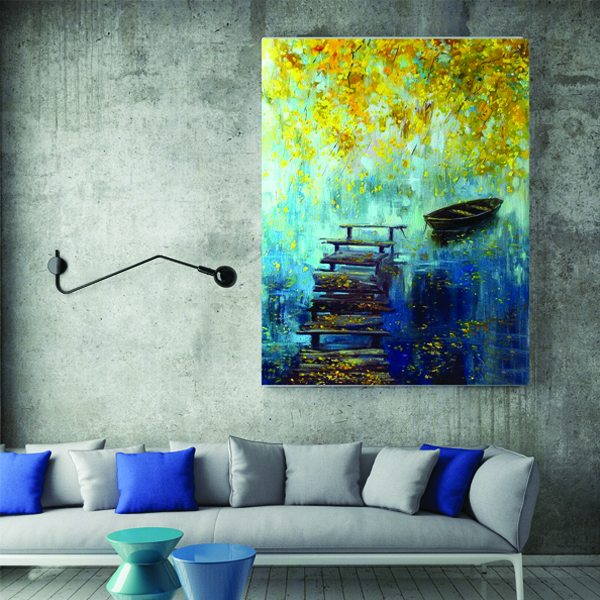  تابلو شاسی طرح گل مدل TSH380