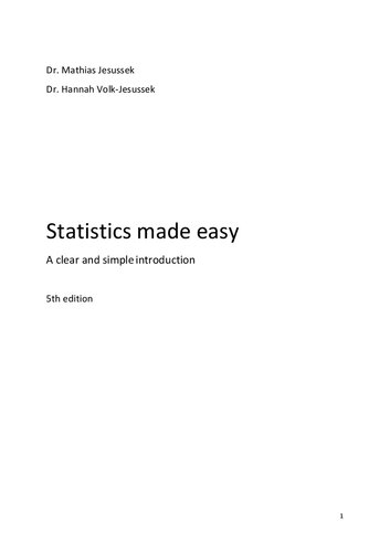 خرید و دانلود نسخه کامل کتاب Statistics made easy 5th Edition