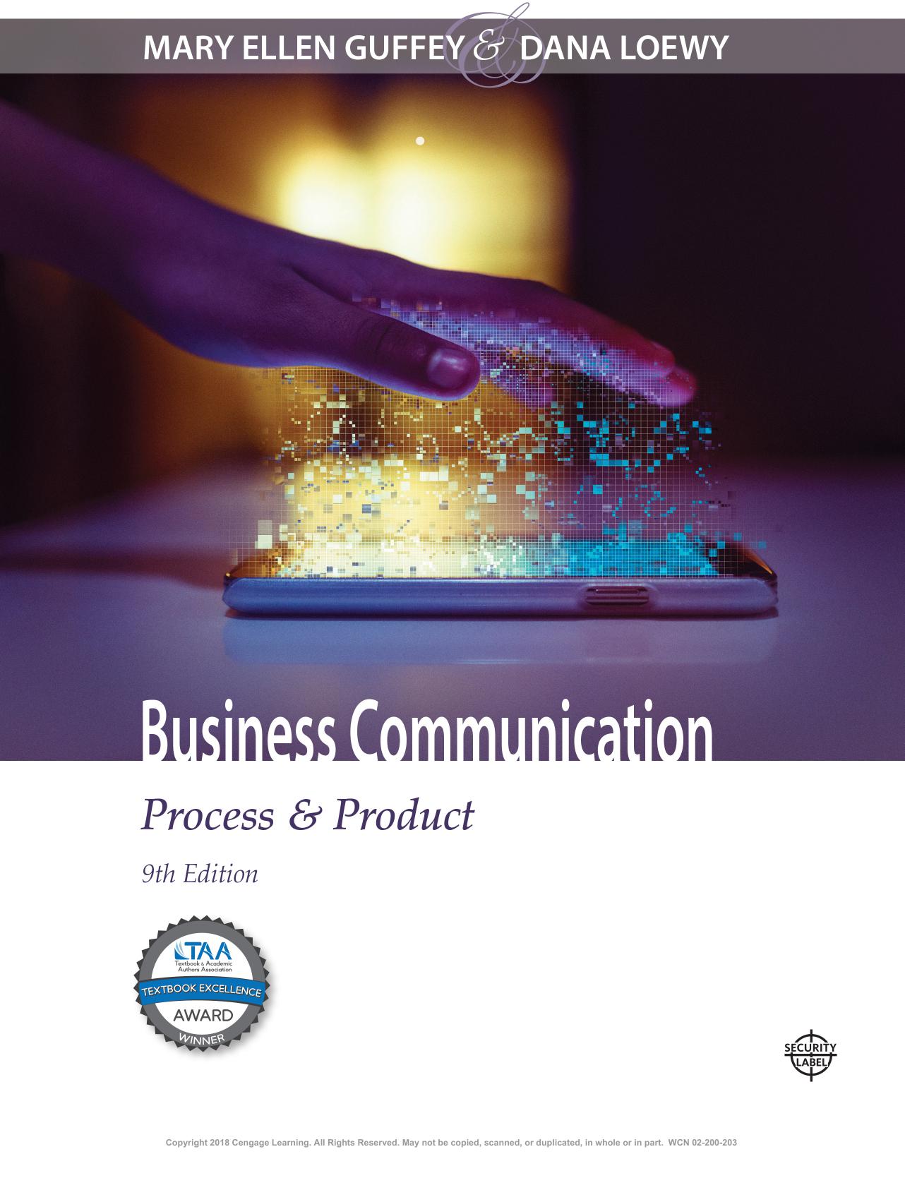 خرید و دانلود نسخه کامل کتاب Business Communication: Process & Product