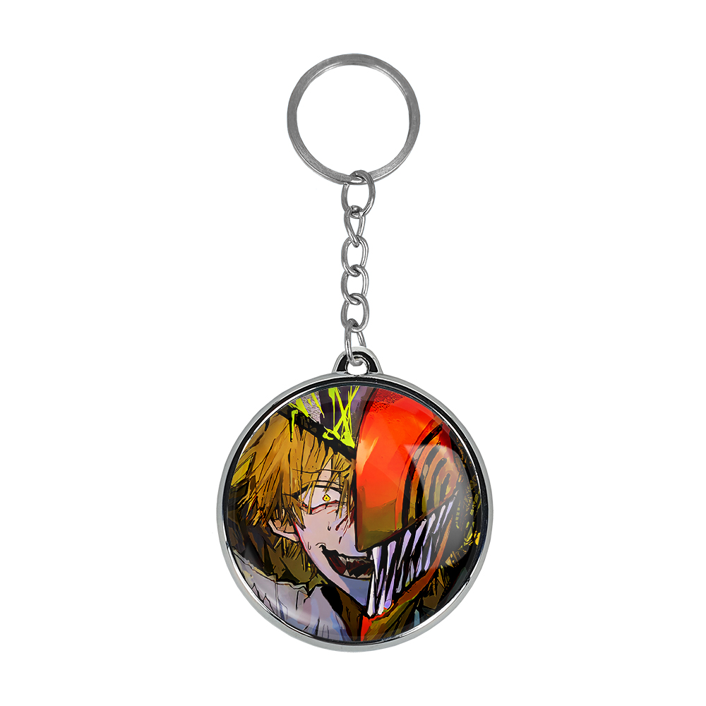 جاکلیدی خندالو طرح دنجی و پوچیتا انیمه مرد اره ای مدل دوطرفه کد 1789517885