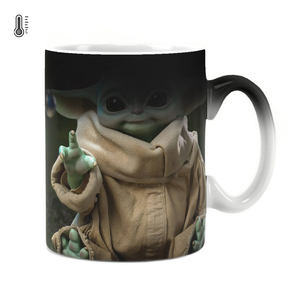 ماگ حرارتی راویتا طرح بیبی یودا کد 3285