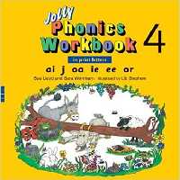 Jolly Phonics Workbook 4 کتاب ورک بوک جولی فونیکس 4