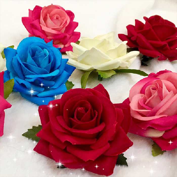 گل مصنوعی مدل رز کد 410 بسته 3 عددی