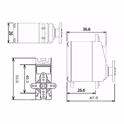 سروو موتور دیجیتال مدل MG995