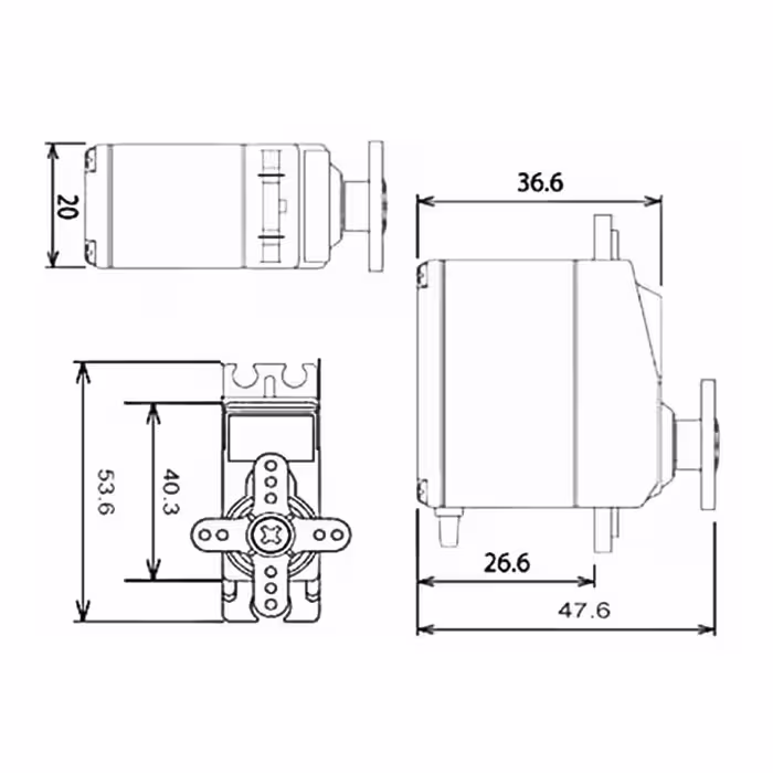 سروو موتور دیجیتال مدل MG995