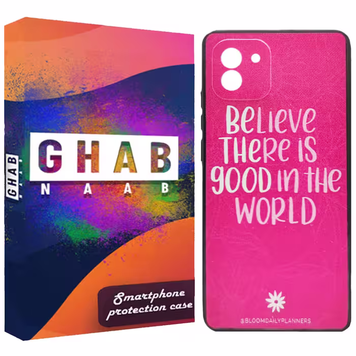 کاور قاب ناب طرح World مدل BN مناسب برای گوشی موبایل سامسونگ Galaxy A03