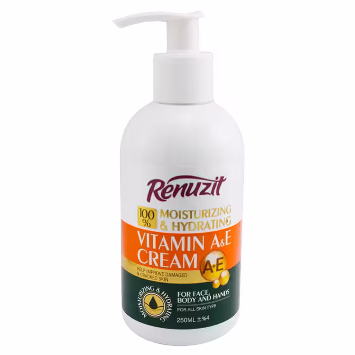 کرم آبرسان رینوزیت مدل VITAMIN A E حجم 250 میلی لیتر