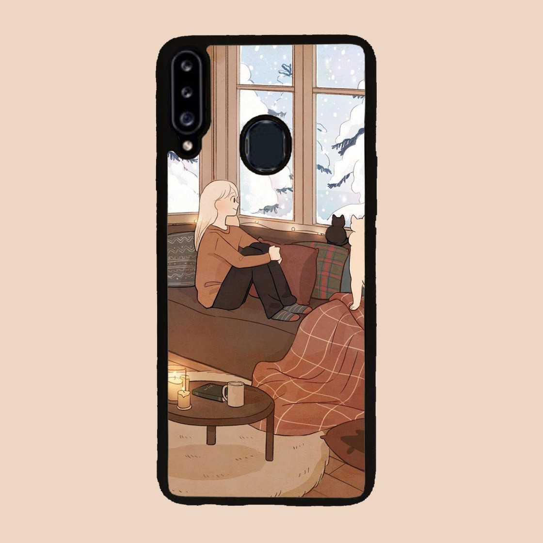 کاور گارد قاب مناسب برای گوشی موبایل سامسونگ A20s -کد 1682