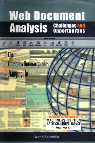 خرید و دانلود نسخه کامل کتاب Web Document Analysis: Challenges and Opportunities