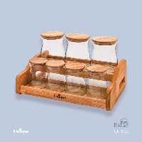 ست پاسماوری 7پارچه چوبی یونیک کد 6130