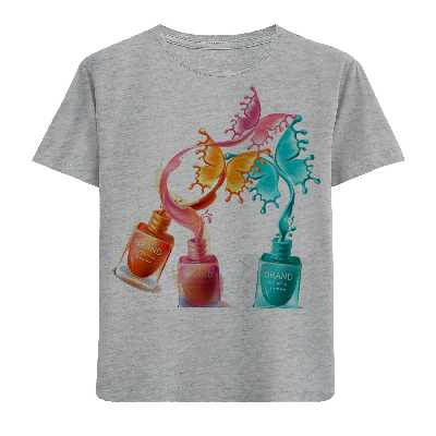 تی شرت بچگانه مدل پروانه F329