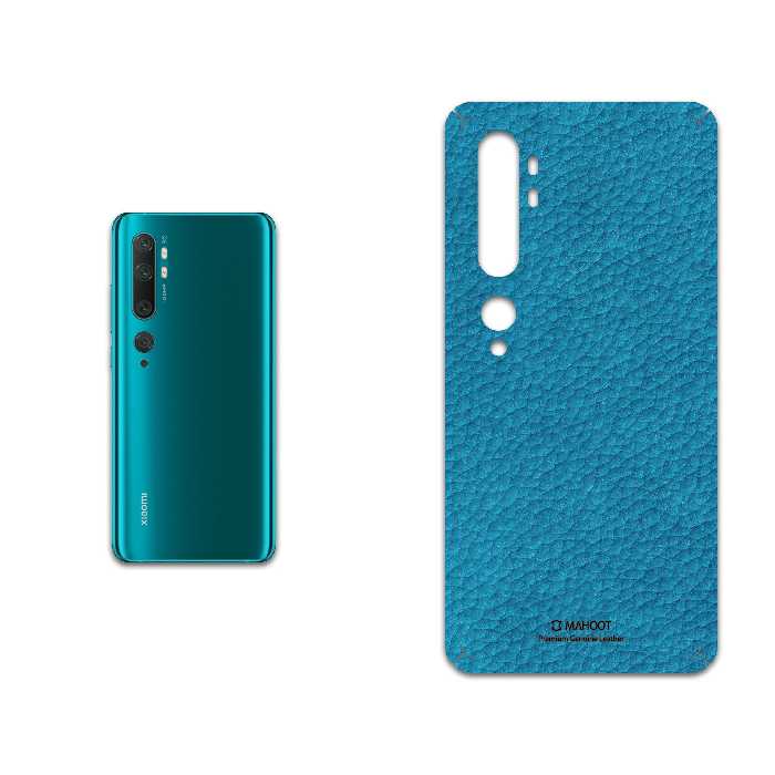 برچسب پوششی ماهوت مدل Blue-Leather مناسب برای گوشی موبایل شیائومی Mi Note 10