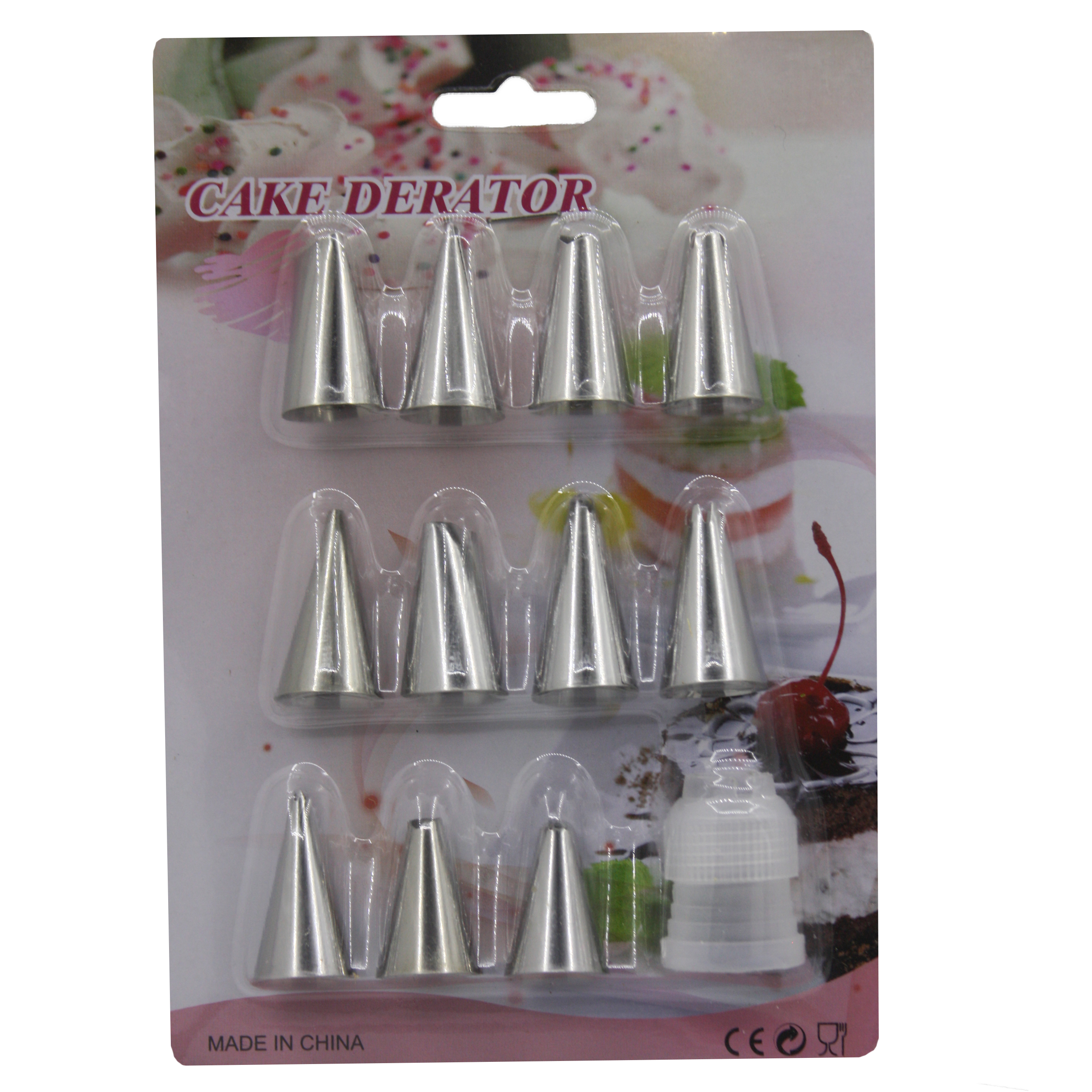 ماسوره شیرینی پزی مدل m12 بسته 12 عددی