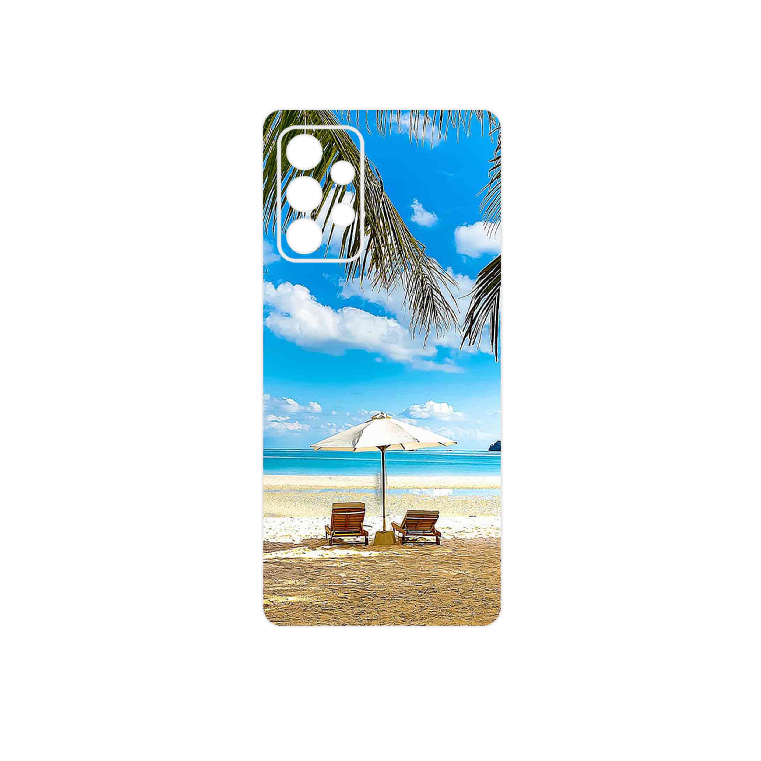 برچسب پوششی ماهوت مدل Beach مناسب برای گوشی موبایل سامسونگ Galaxy A52 4G