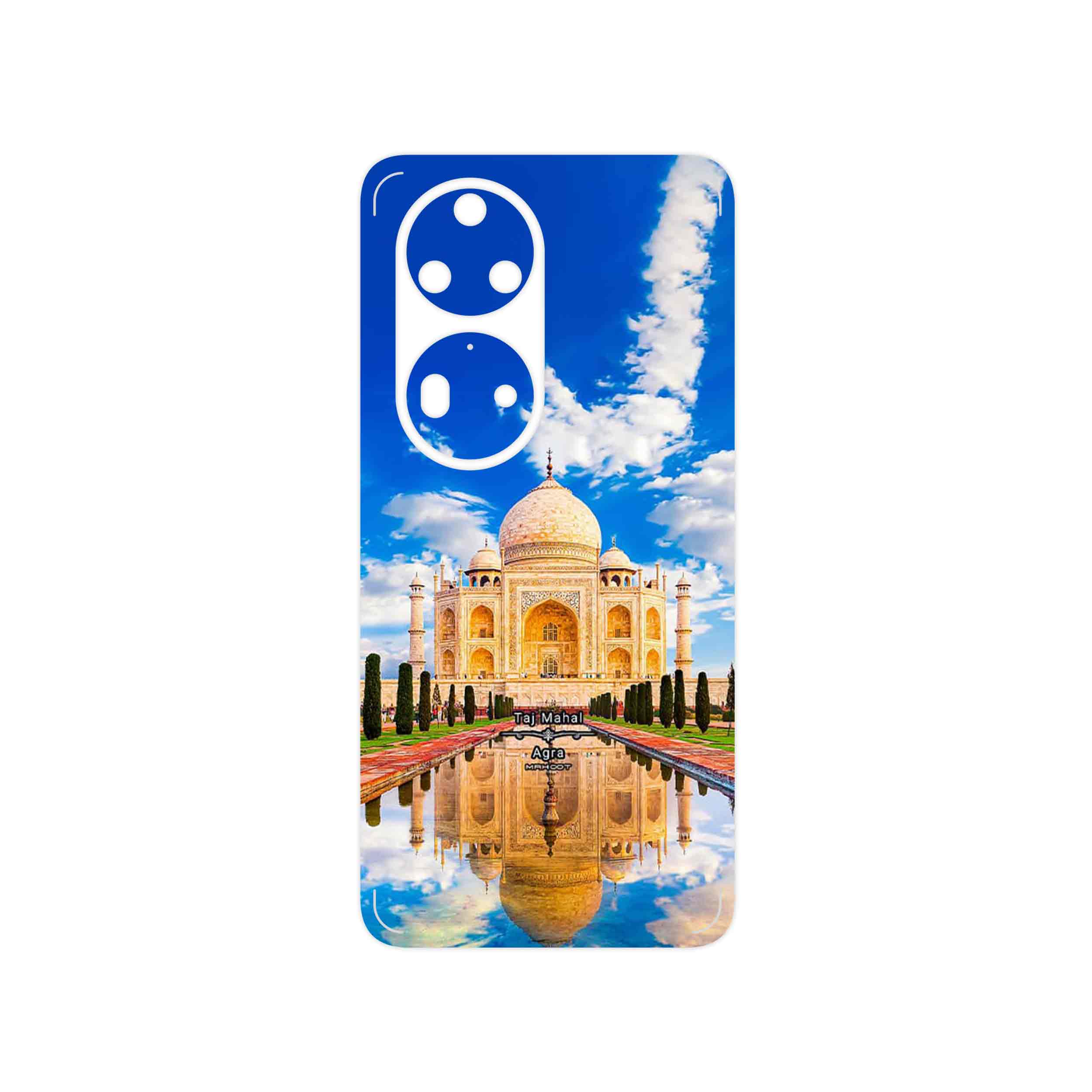 برچسب پوششی ماهوت مدل The Taj Mahal مناسب برای گوشی موبایل هوآوی P50 Pro