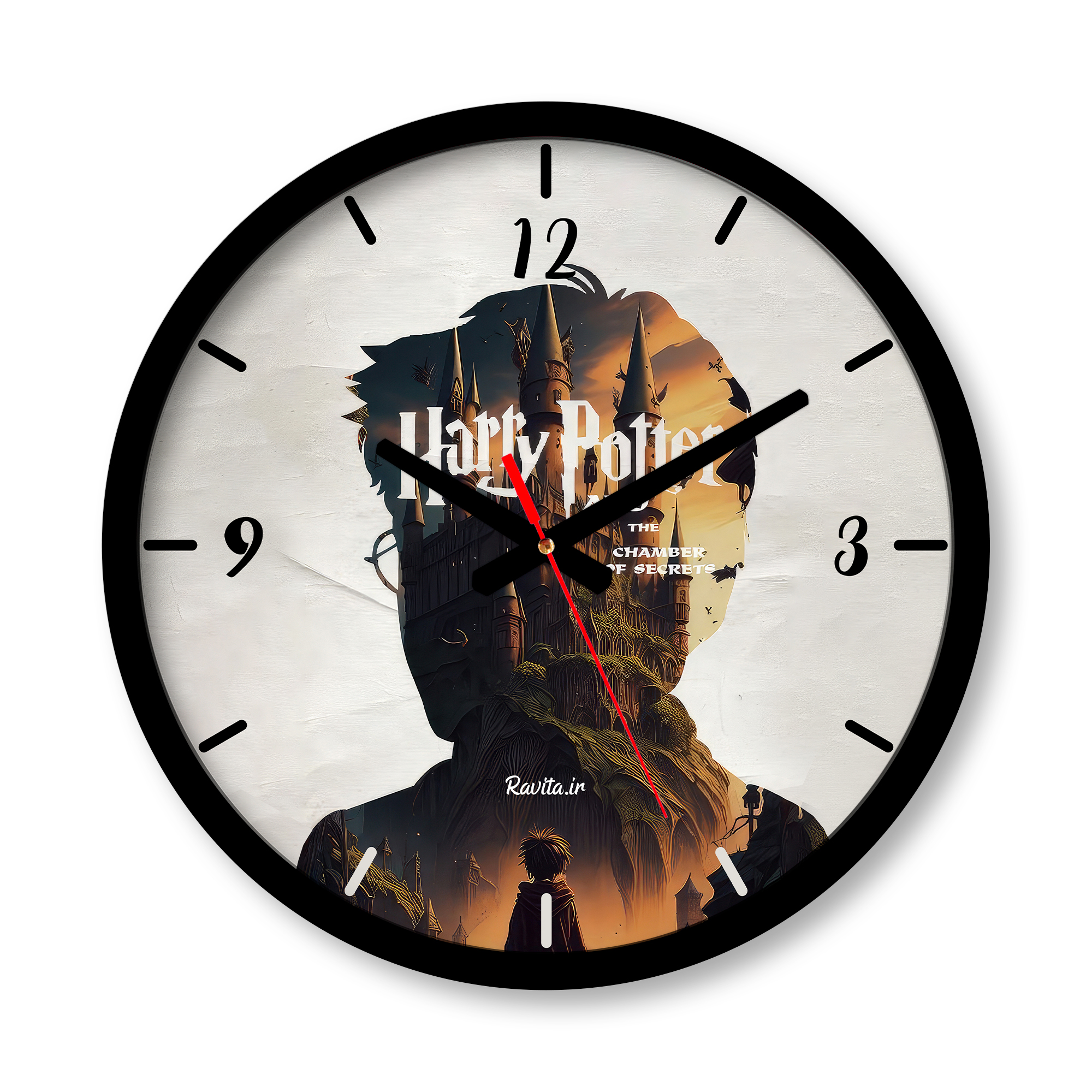 ساعت دیواری بزرگ راویتا طرح هری پاتر کد 3665