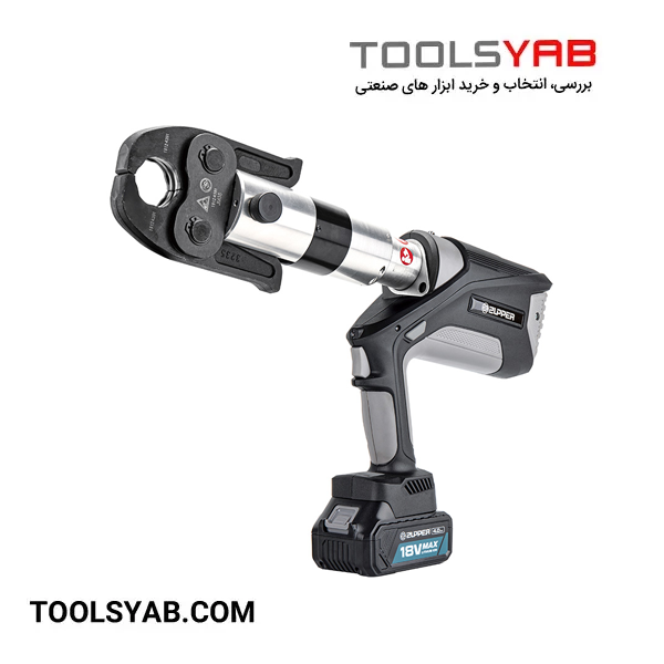 پرس لوله شارژی هفت تیری مدل EB-1550