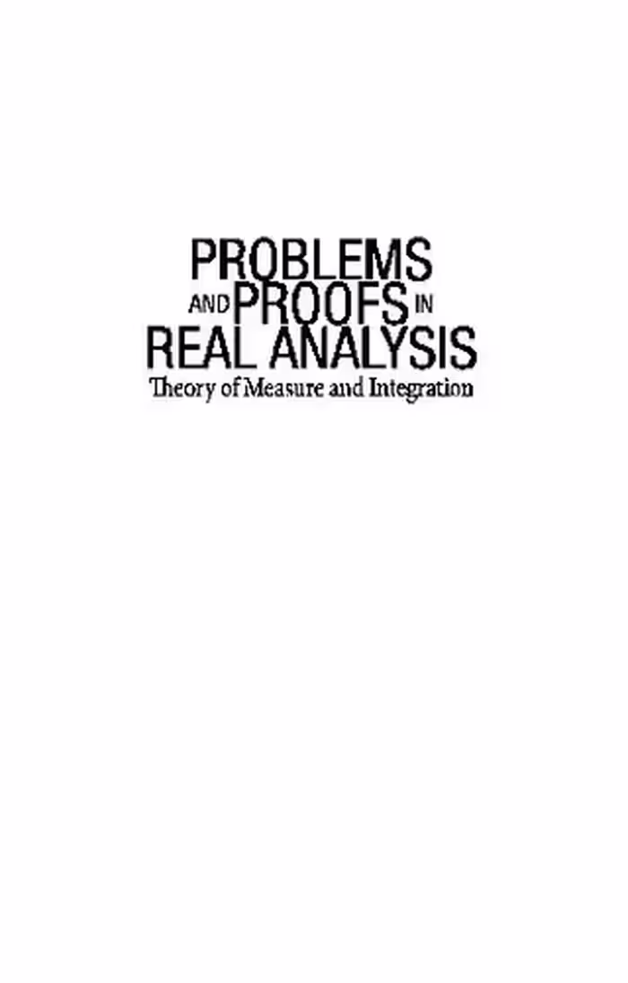 خرید و دانلود نسخه کامل کتاب Problems and proofs in real analysis: theory of measure and integration