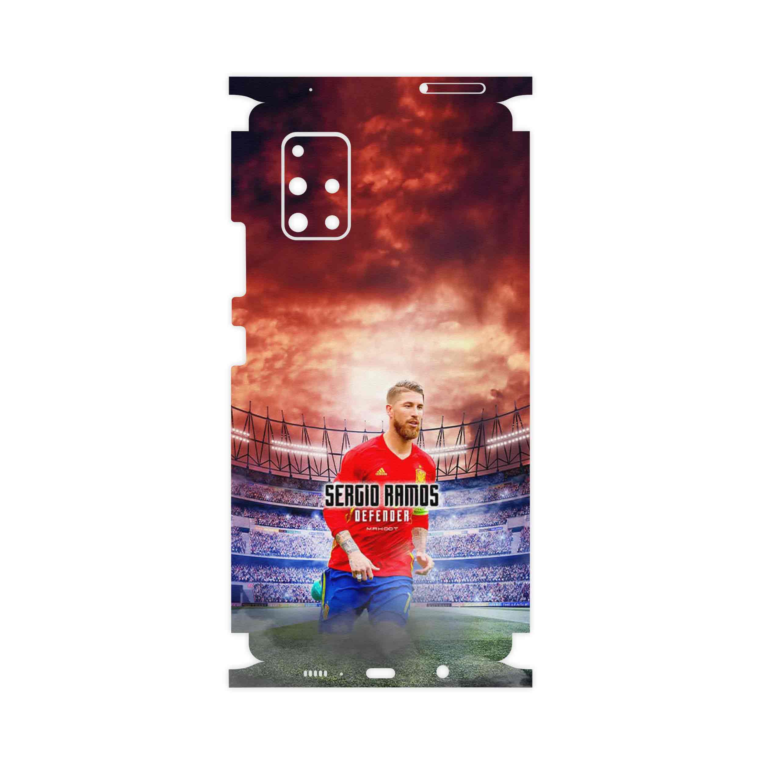 برچسب پوششی ماهوت مدل Sergio Ramos-FullSkin مناسب برای گوشی موبایل سامسونگ Galaxy A71 5G