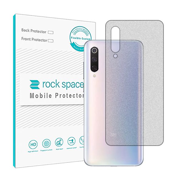 گلس محافظ پشت گوشی شیائومی Mi 9 Pro 5G مدل نانو هیدروژل مات برند راک اسپیس کد 3722S
