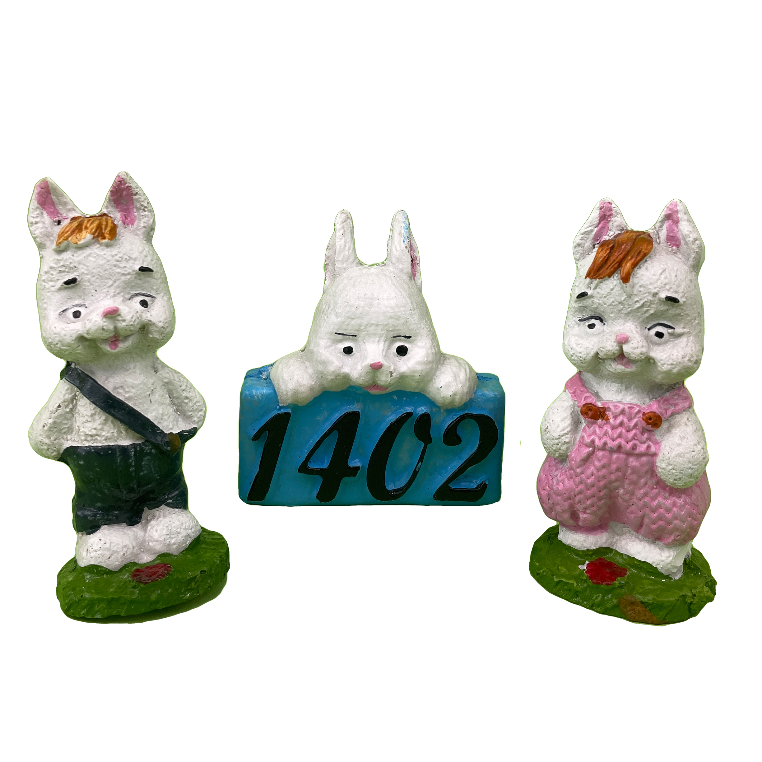 دکوری مدل خرگوش خانواده هفت سین کد 1402  مجموعه 3 عددی